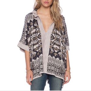 Gypsy 05 Intarsia Hooded Poncho